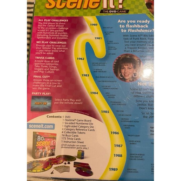 Scene It‎ Deluxe 80s The DVD Game - Picture 4 of 5
